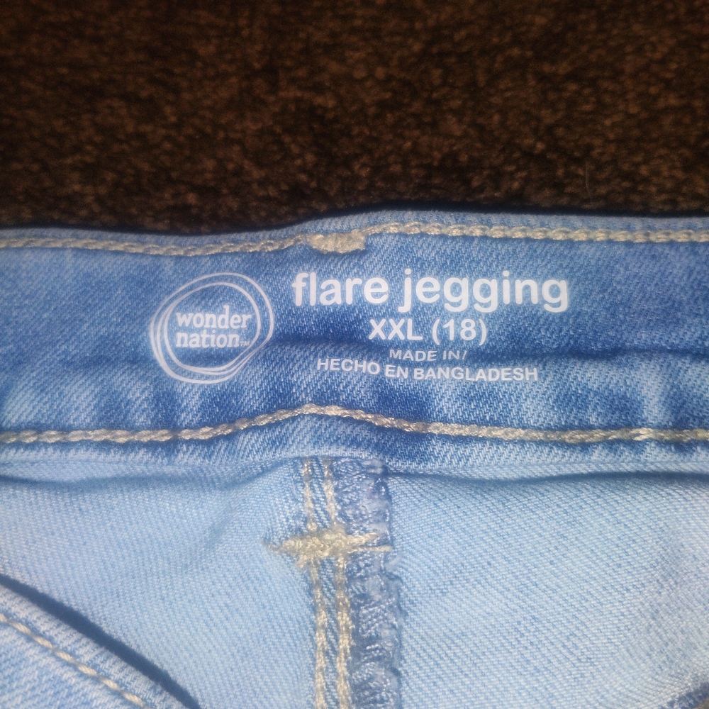 Girls Flare Jeggings - Picture 3 of 4